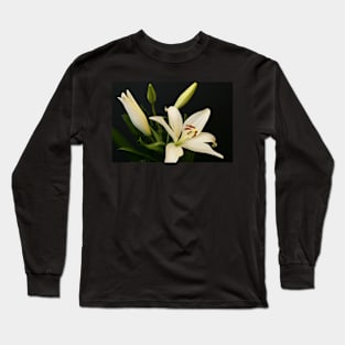 A floral portrait Long Sleeve T-Shirt